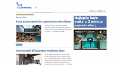 Desktop Screenshot of kupinamestaj.rs
